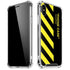 Black and Yellow Stripes iPhone XS Max Clear Case